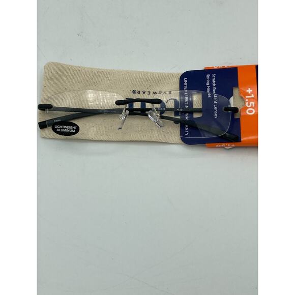 ICU Eyewear Stanford Reading Glasses Readers with Case 1.50 - Picture 2 of 12